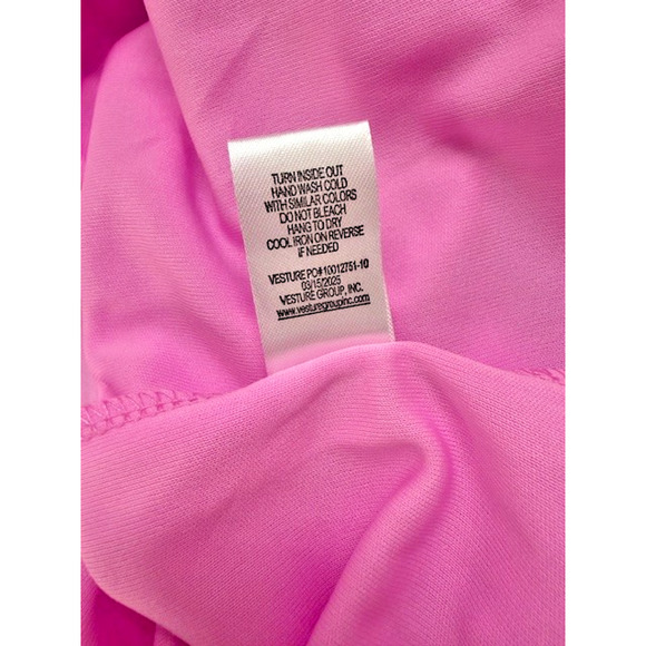 ZUNIE GIRLS DRESS BRIGHT PINK IVORY TULLE W/LOVE EMBROIDERED TOP SIZE 6X NEW $56 - Picture 10 of 10